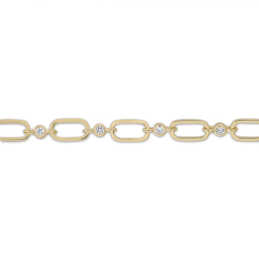 Vermeil Pillow Jumbo Link Chain Bracelet