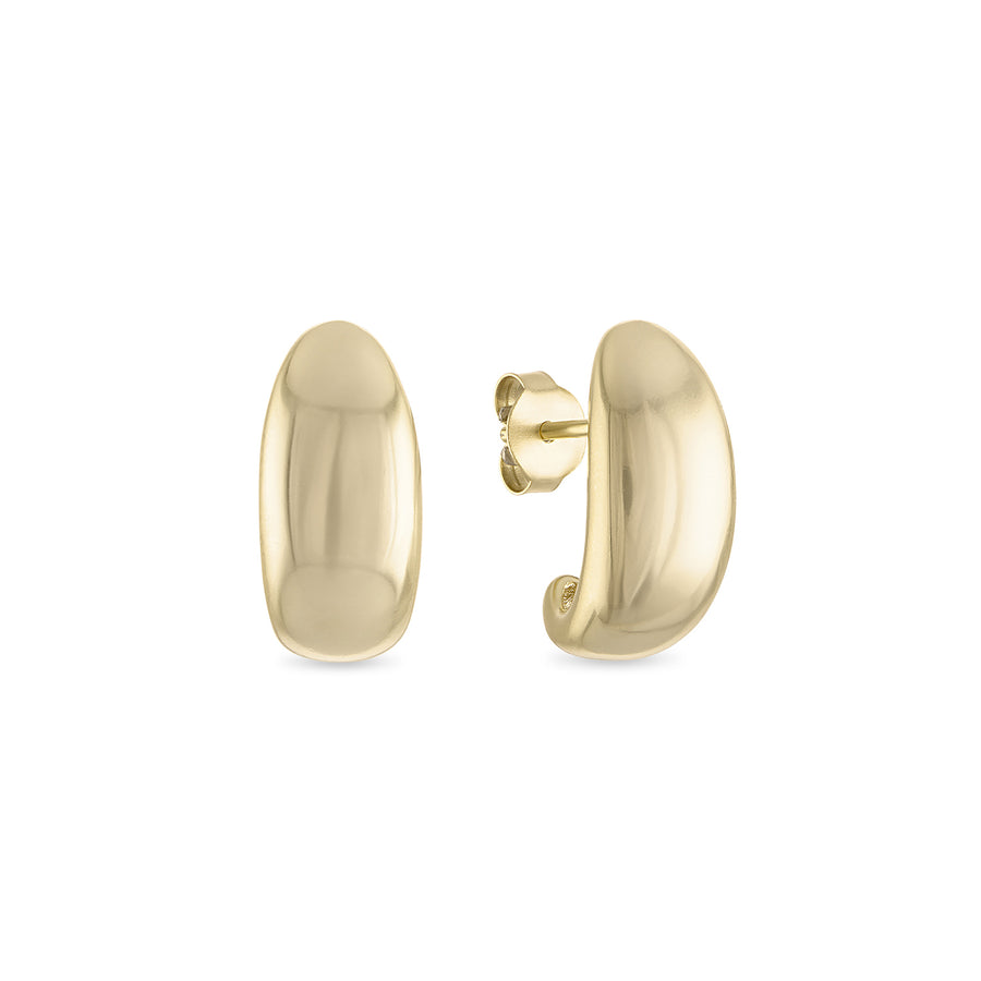 Vermeil Honey Dome Chunky Hoops