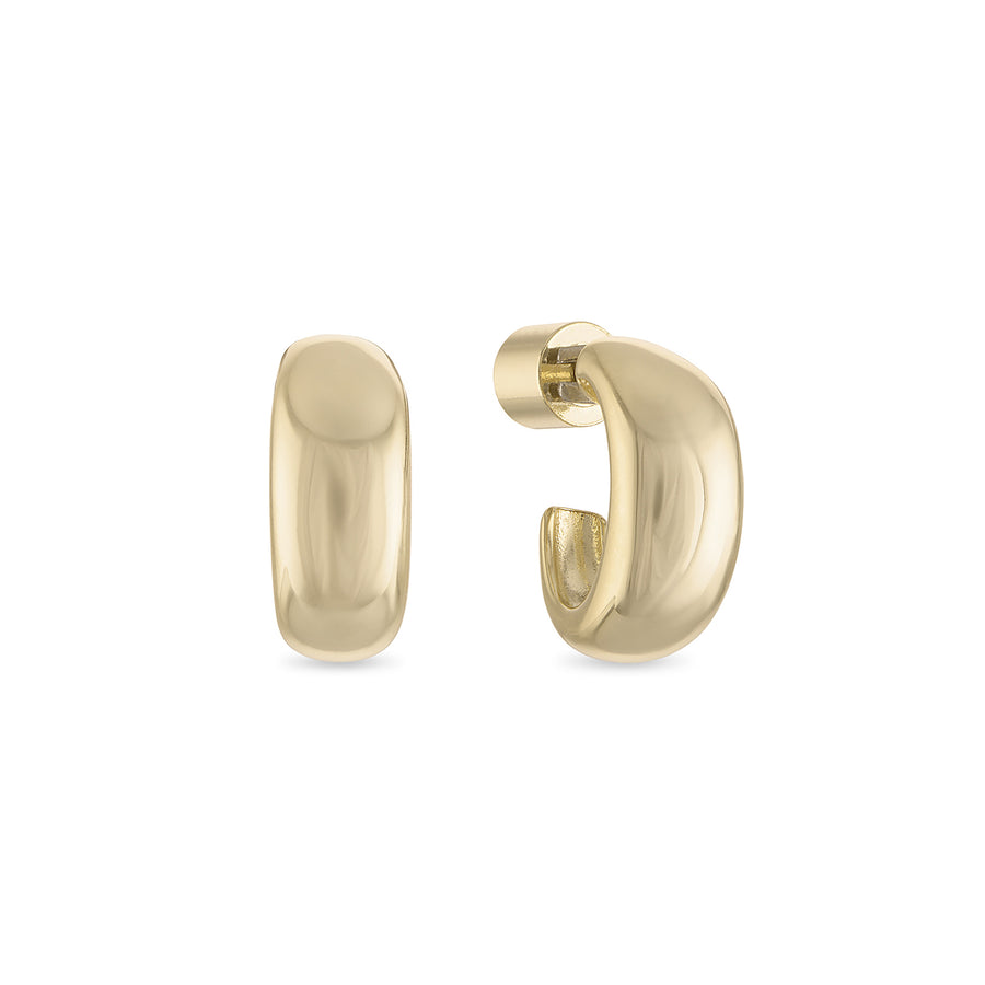 Vermeil Honey Jumbo Round Hoops