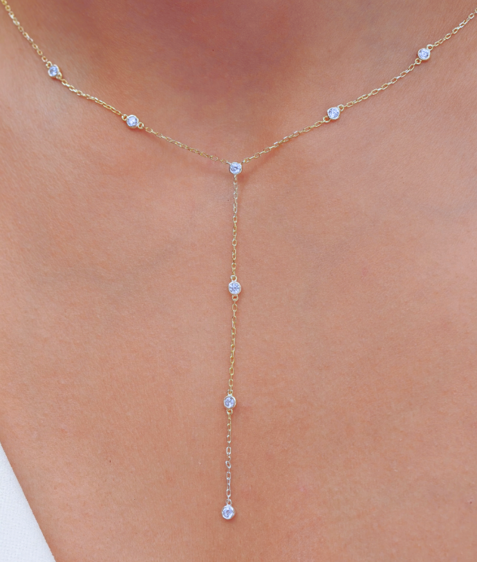 Fine Diamonds By The Yard Lariat Necklace