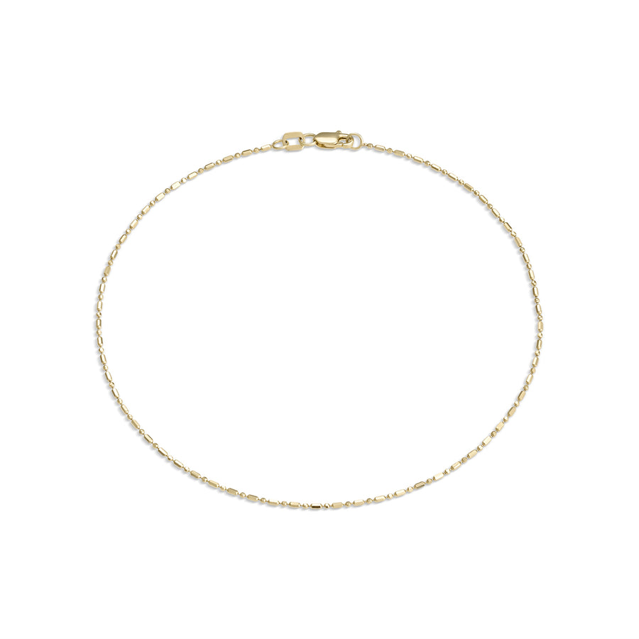 Fine Gold Whisper Chain Anklet